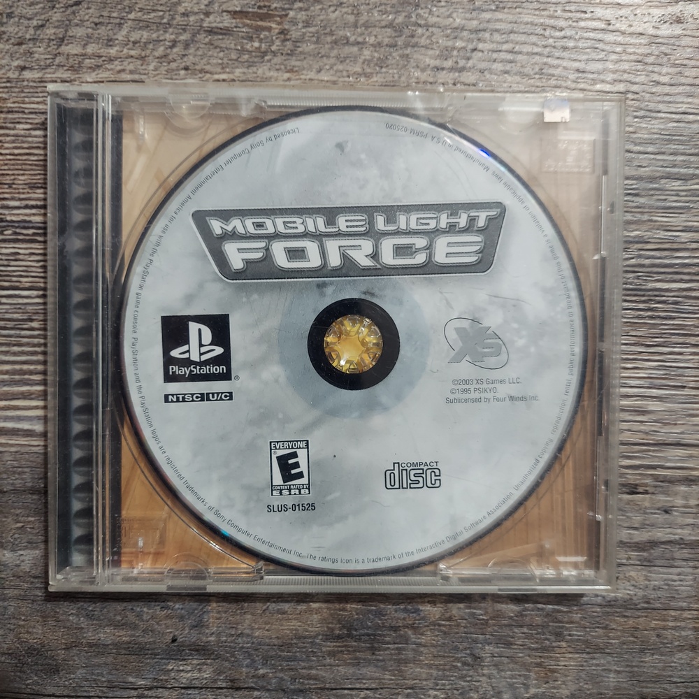 Mobile Light Force XS Games 2003 PS1 Game Rated T Teen